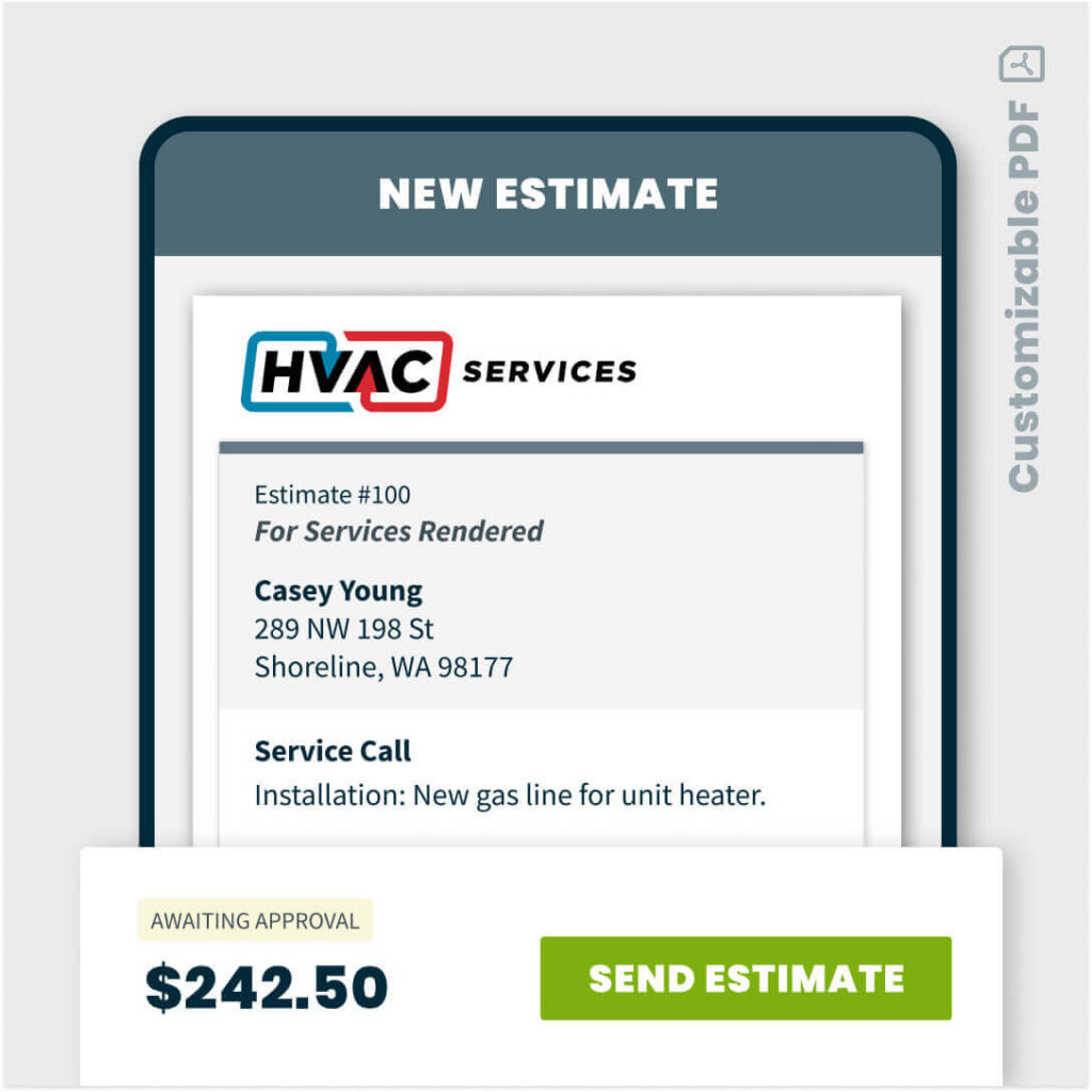 hvac estimate template