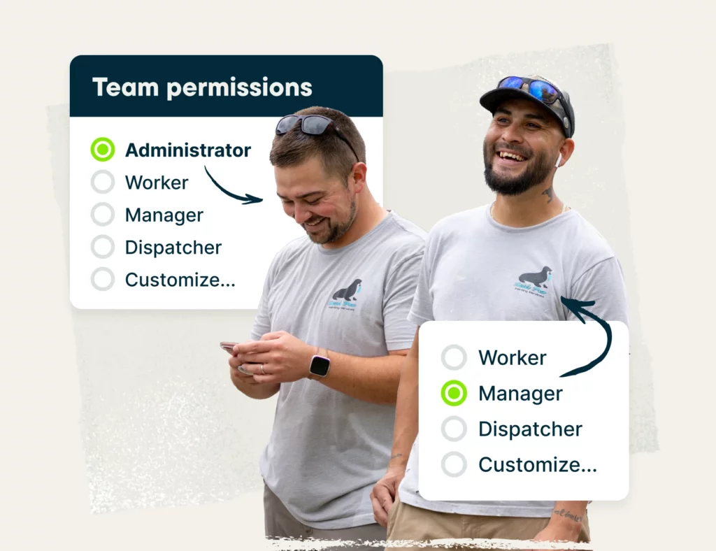 Keep employees organized with team access