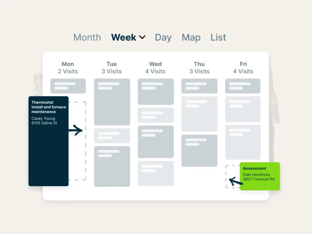 Control your schedule with efficient dispatching