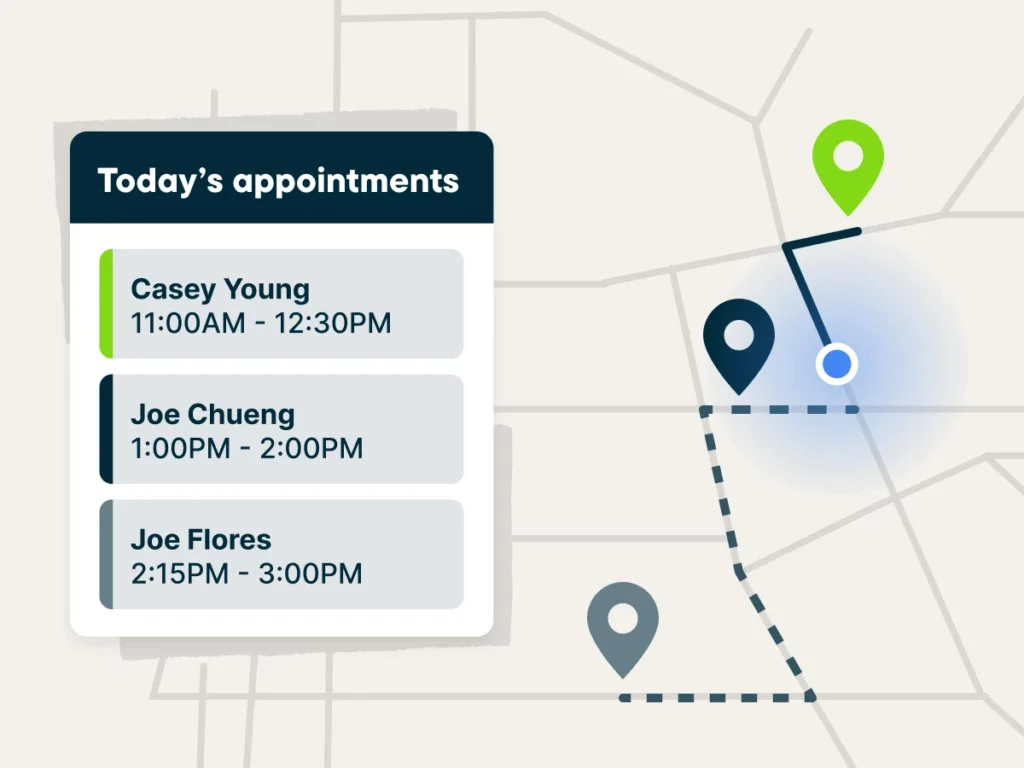 Drive less with optimized scheduling and dispatching