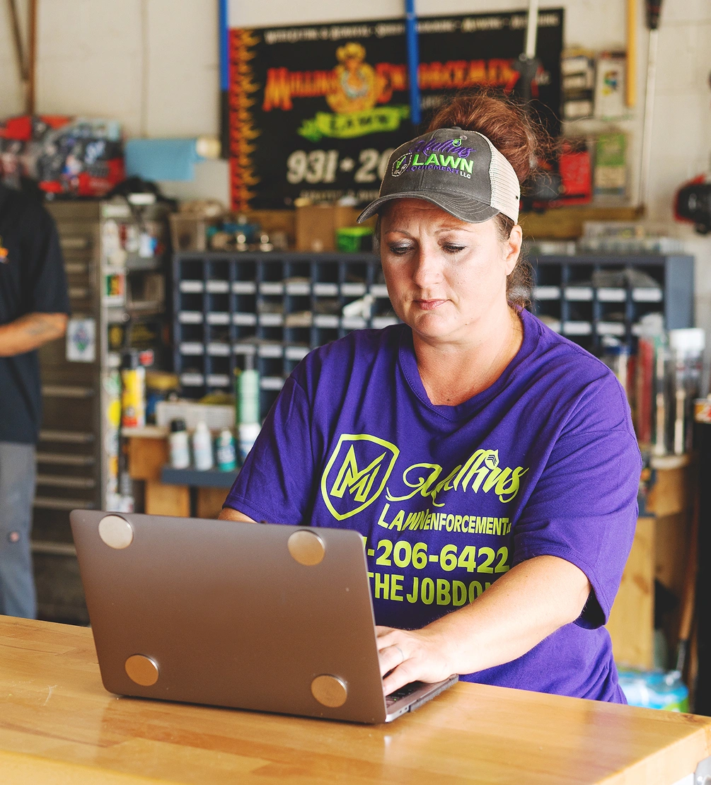 Ramona (and Wesley) Mullins from Mullins Lawn Enforcement