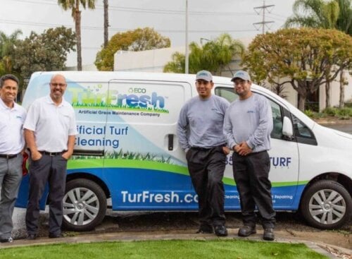 image of turfresh team using jobber