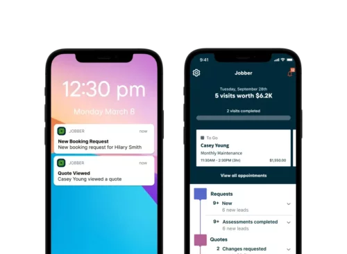 Jobber mobile app