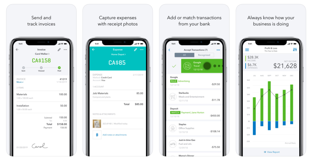 image of QuickBooks app