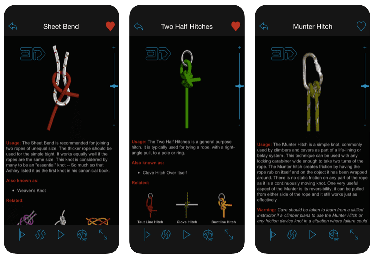 image of Knots 3D app