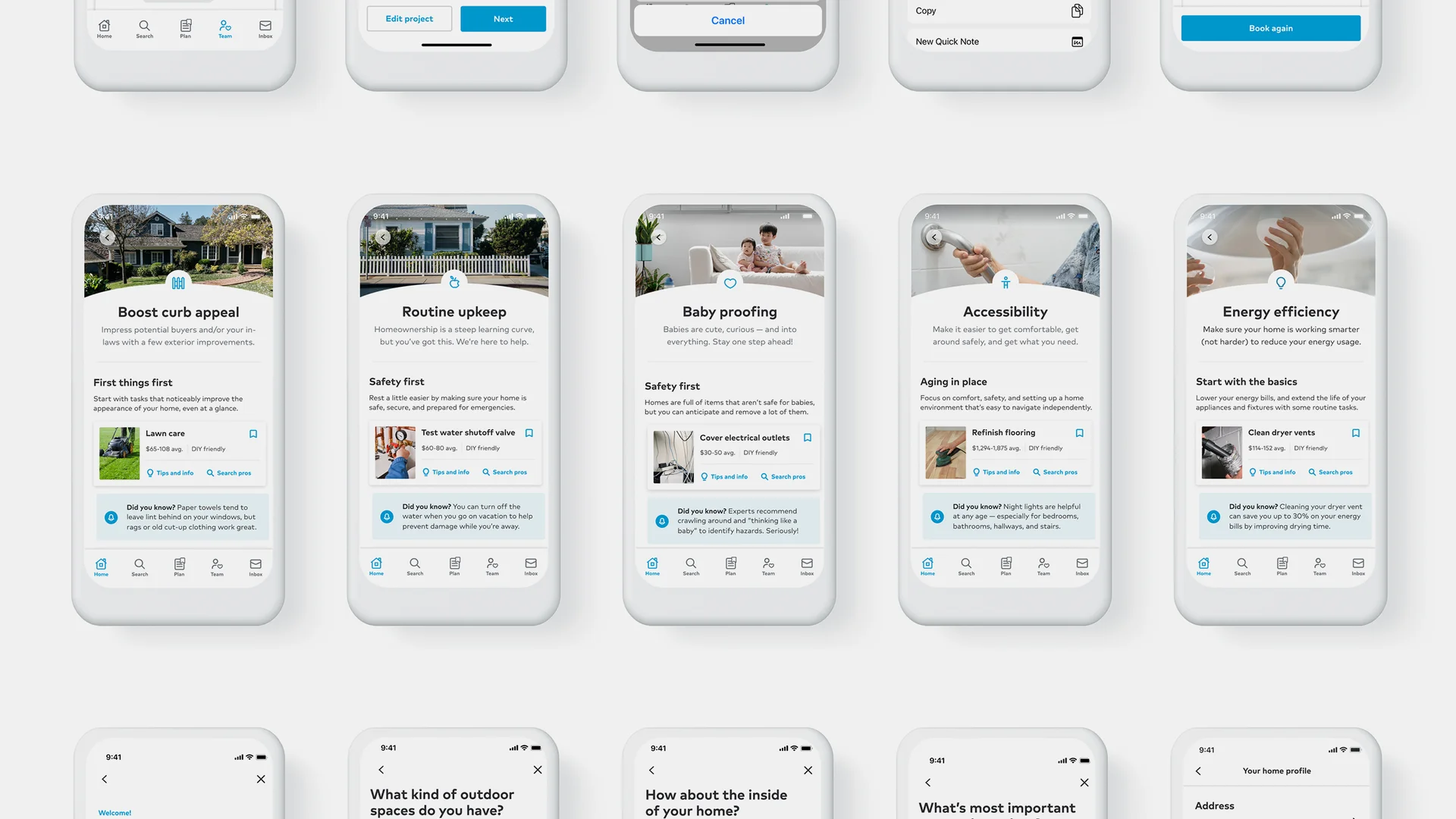 Thumbtack app on mobile devices