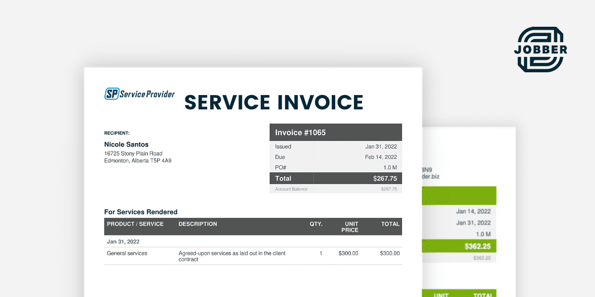 Preview of how to write an invoice