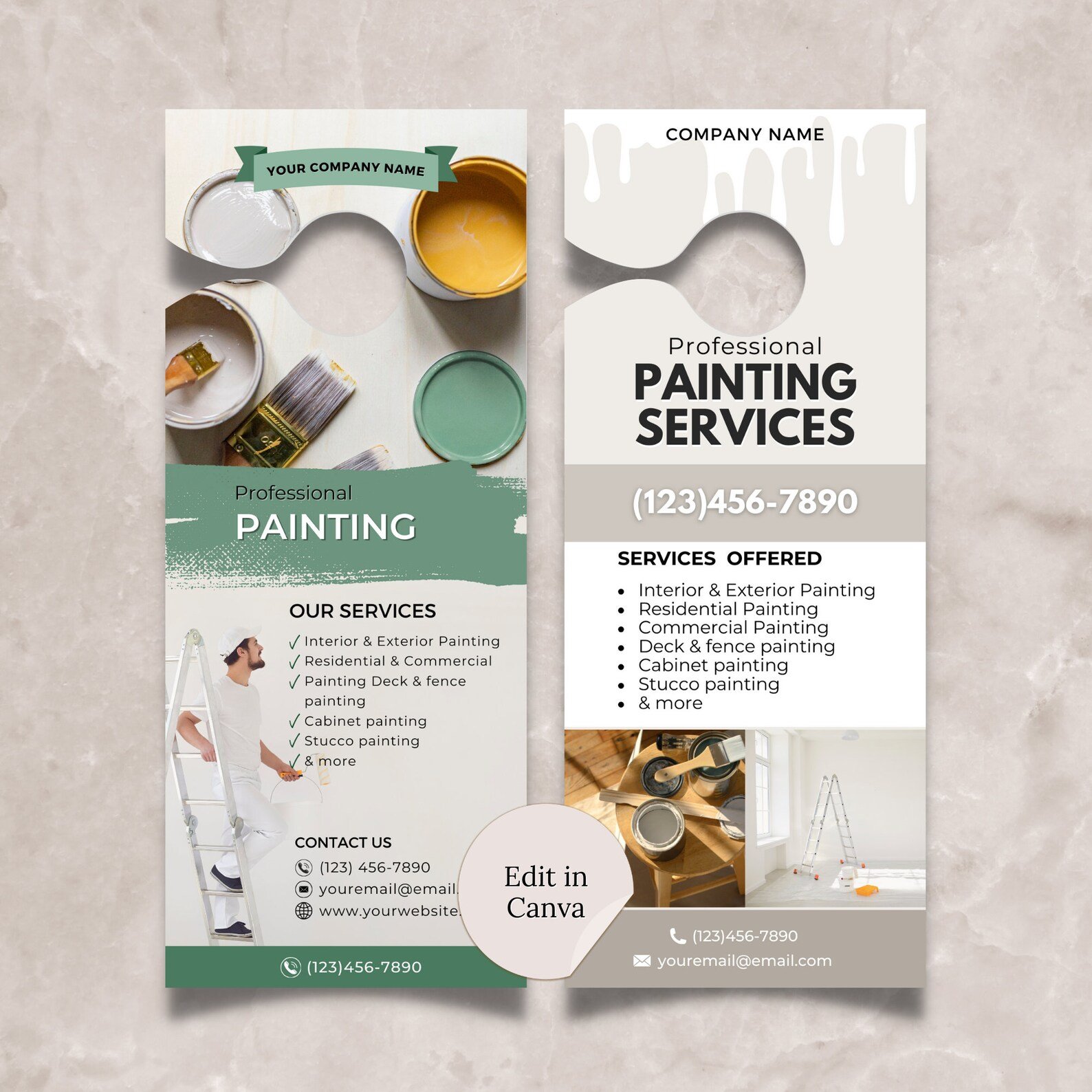 image of painting door hangers found on Etsy