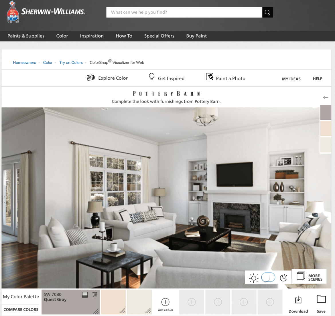 ColorSnap app for painting contractors