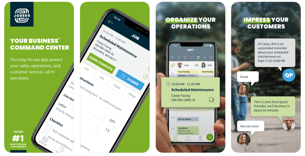 Jobber mobile app for painting contractors