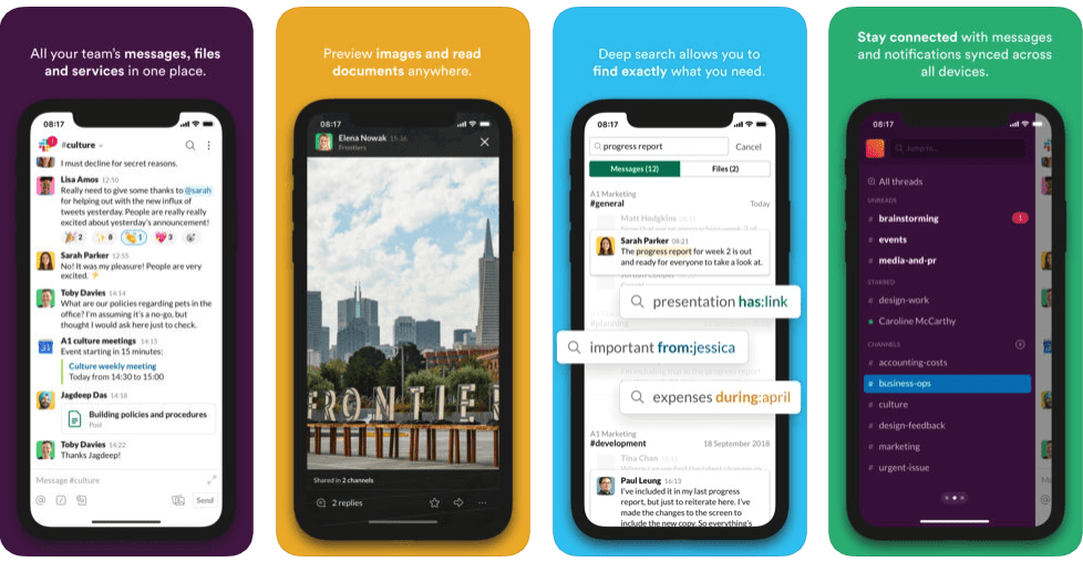 Slack app for painting contractors