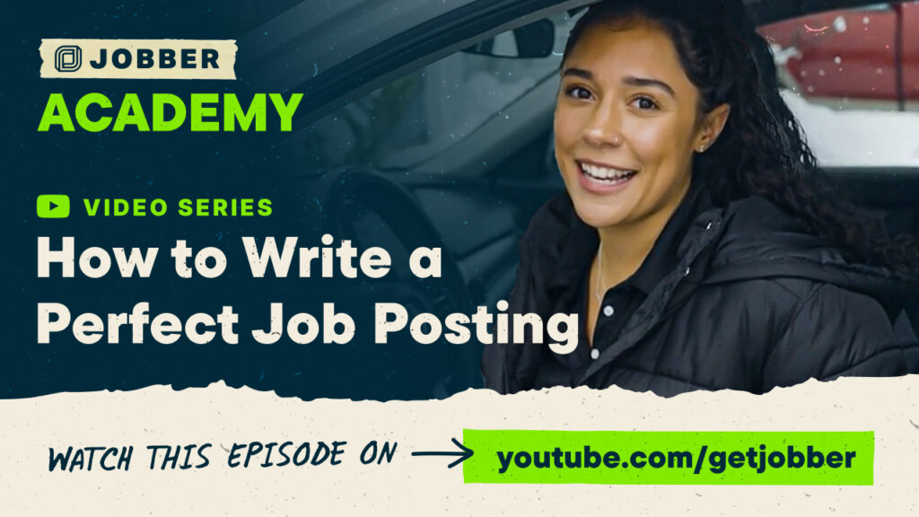 image of YouTube video thumbnail for How to write a perfect job posting