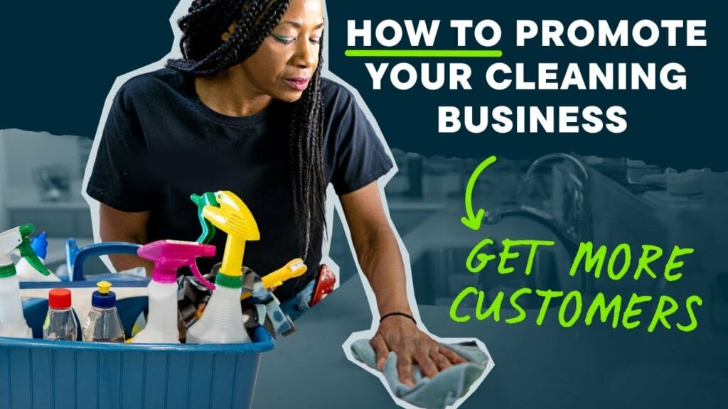 video preview image - how to promote your cleaning business