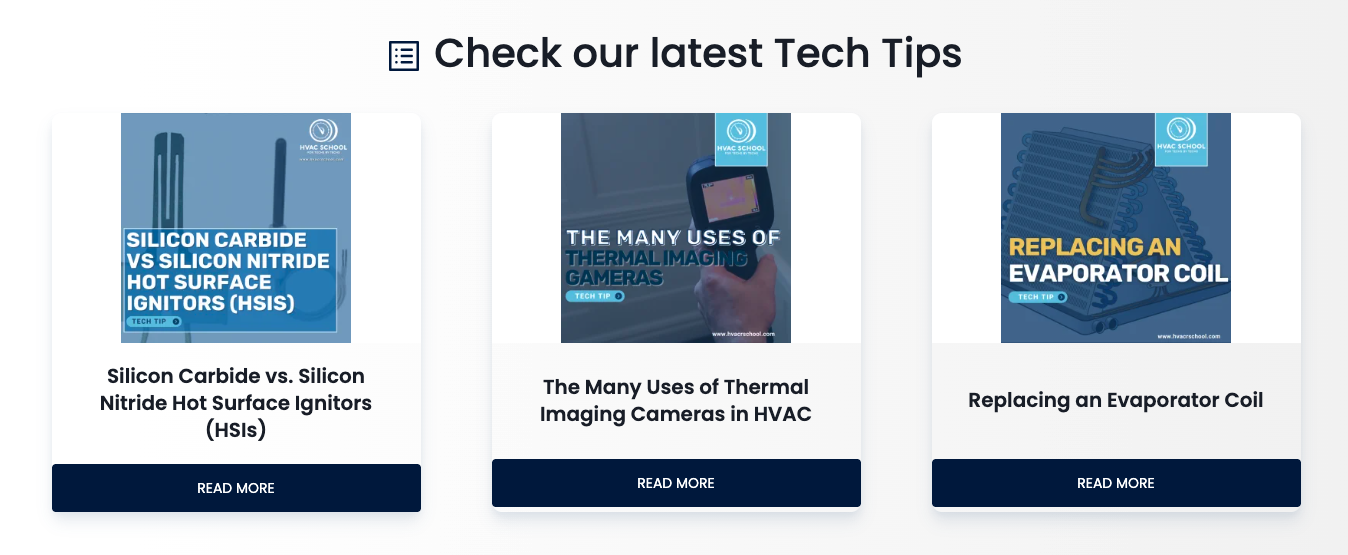 image of HVAC School blog
