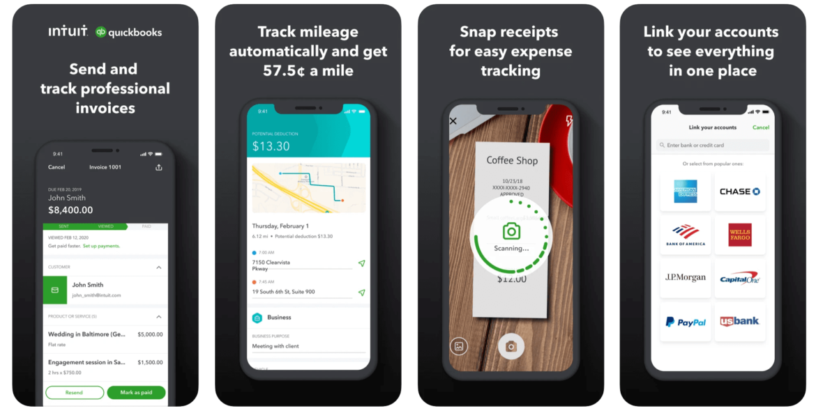 Preview of the QuickBooks Online app for handyman businesses