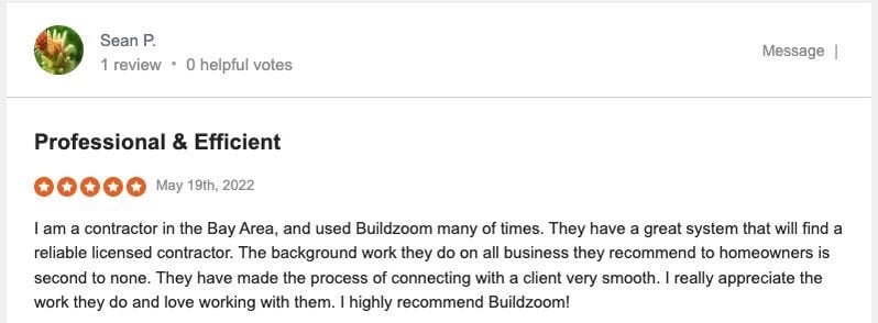 BuildZoom review