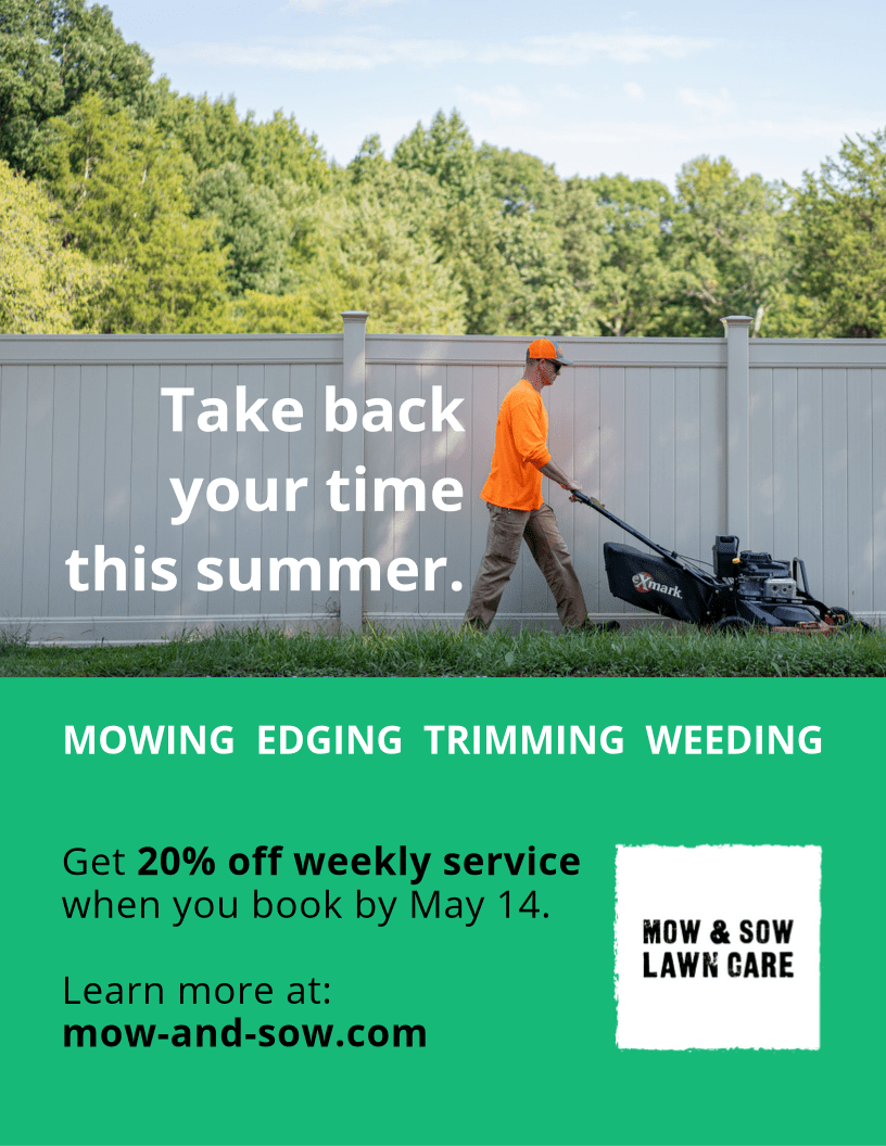 Lawn care flyers sales