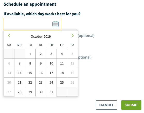 image of online booking in Jobber