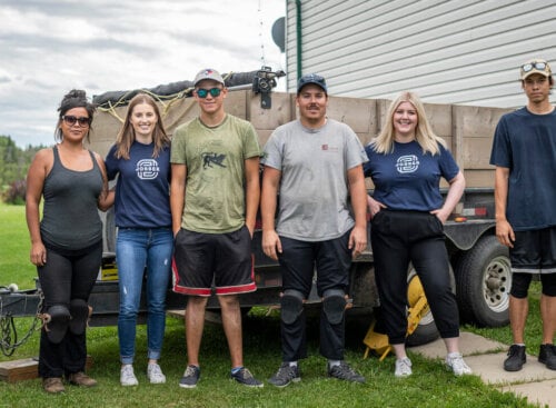 Photo of a home service business team that knows how to get repeat customers