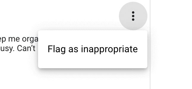 How to flag a Google review as inappropriate from Google My Business