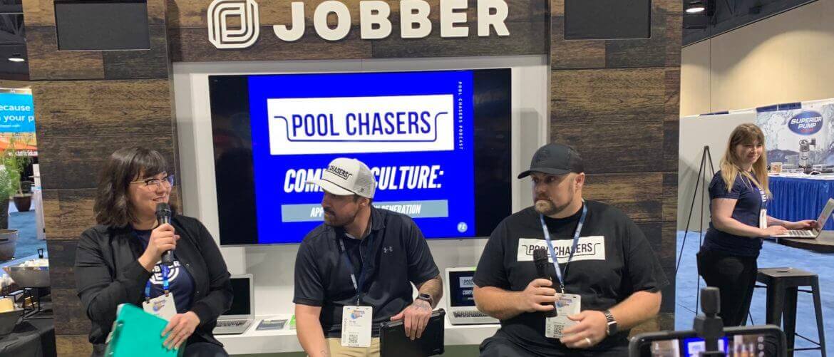 image of Jobber panelists from the Western Pool and Spa Show