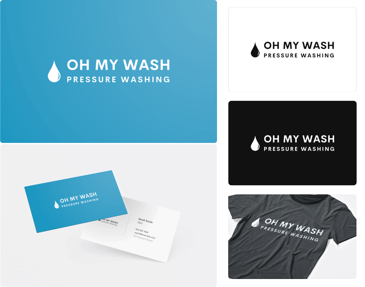 logo application for pressure washing business names