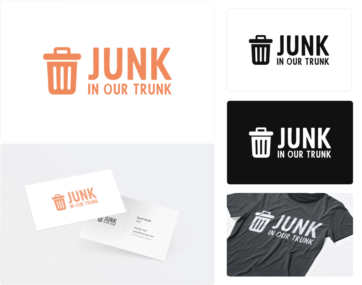 junk removal logo application
