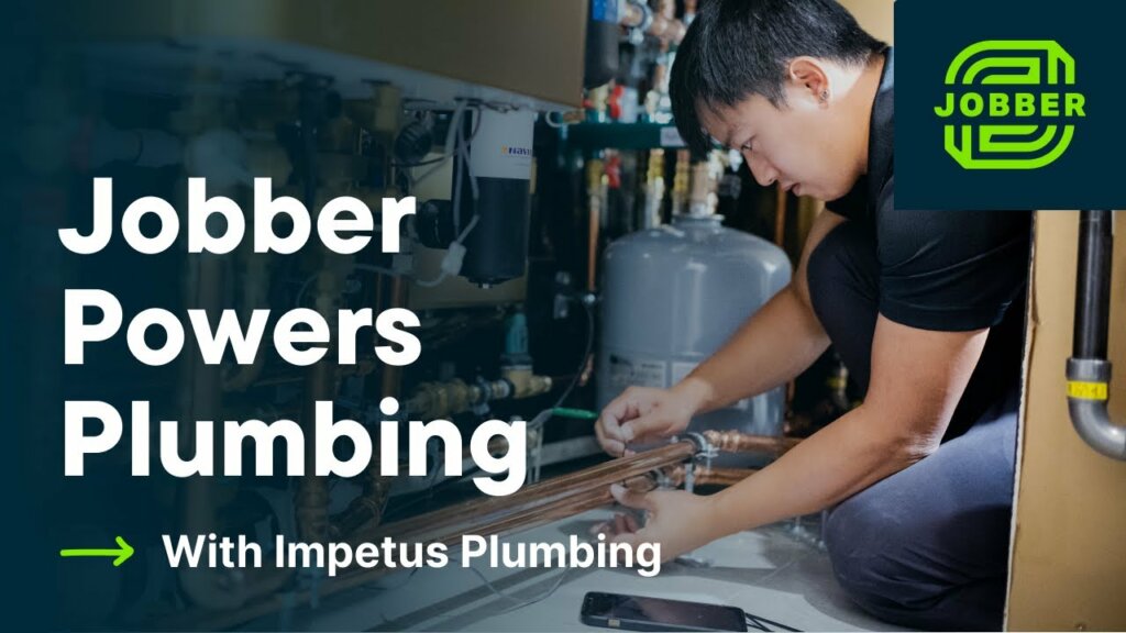 hero image of Jobber Powers Plumbing YouTube video