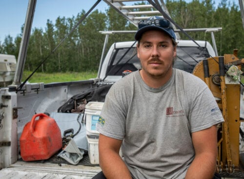roofing company names - roofing contractor in truck