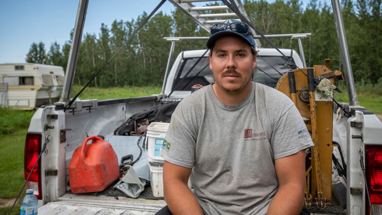 roofing company names - roofing contractor in truck