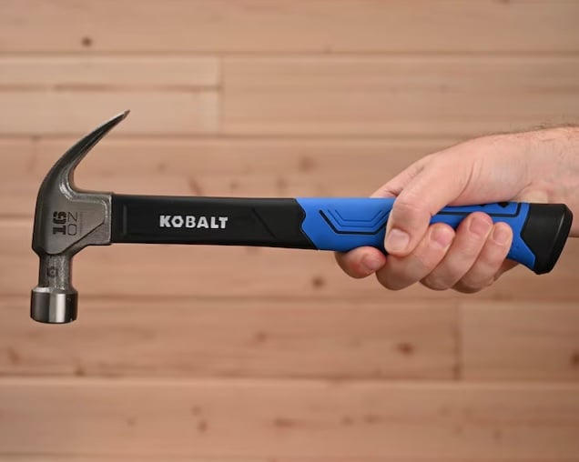 Kobalt 16-oz Steel Head Fiberglass Handle Claw hammer
