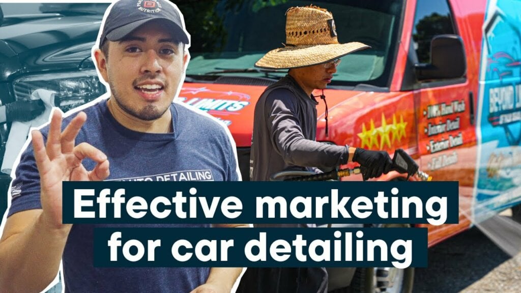 image of youtube thumbnail for how to get more auto detailing customers