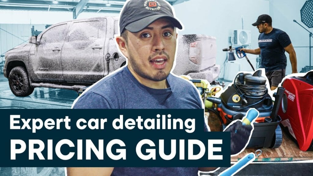 image of YouTube video thumbnail for how to price auto detailing jobs