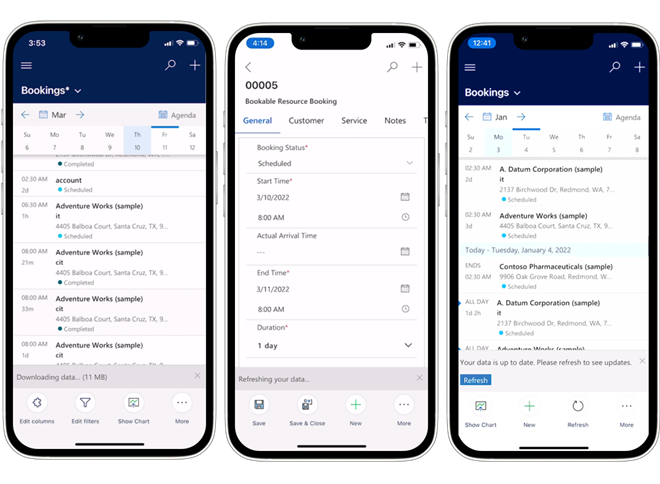 Dynamics 365 Field Service mobile app