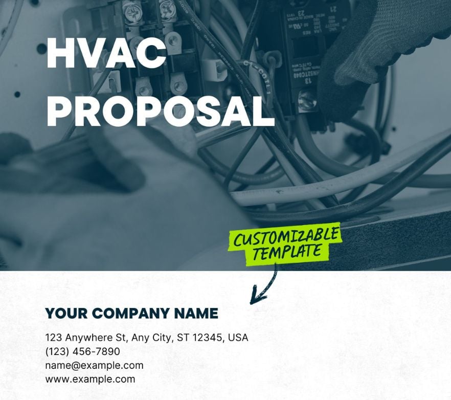 Download Jobber's free HVAC proposal template and customize to each client.