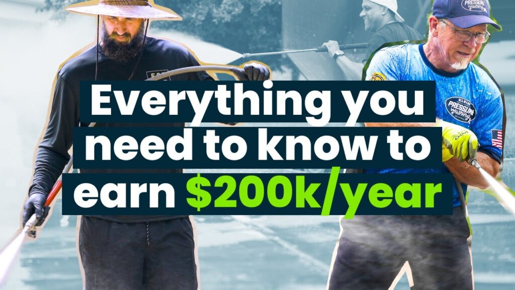 Beginners Guide to Starting a $5,000:Week Pressure Washing Business YouTube Thumbnail