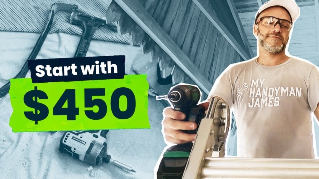 Ex-Apple Employee Starts a $13k/Month Handyman Business YouTube Thumbnail