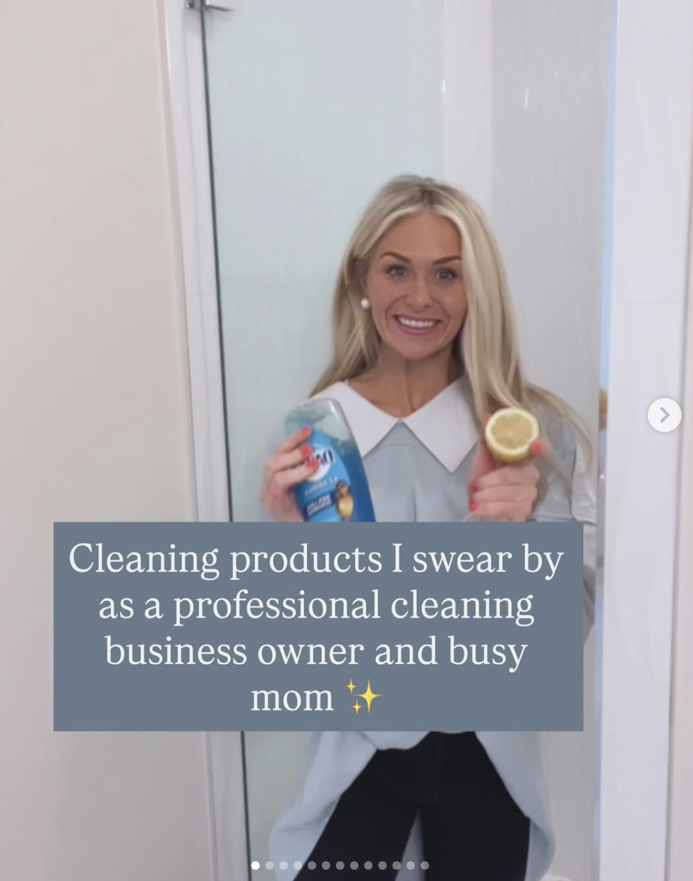 image of CareCleaning's social media post