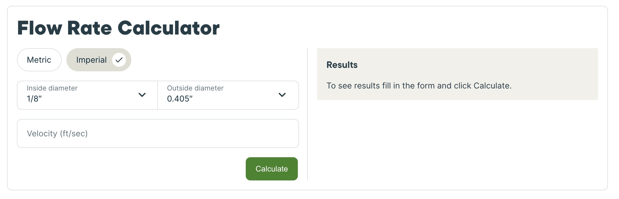 Image of Jobber's plumbing flow rate calculator
