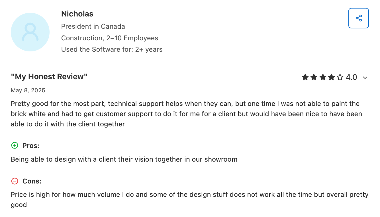 Favorable Hover review