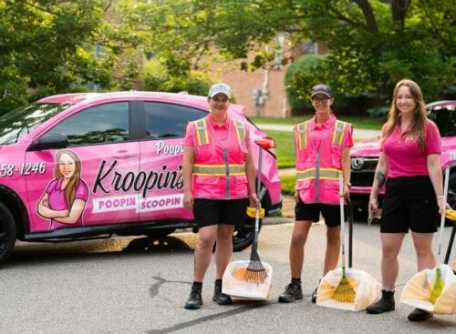 Kroopin's Poopin Scoopin pooper scooper team
