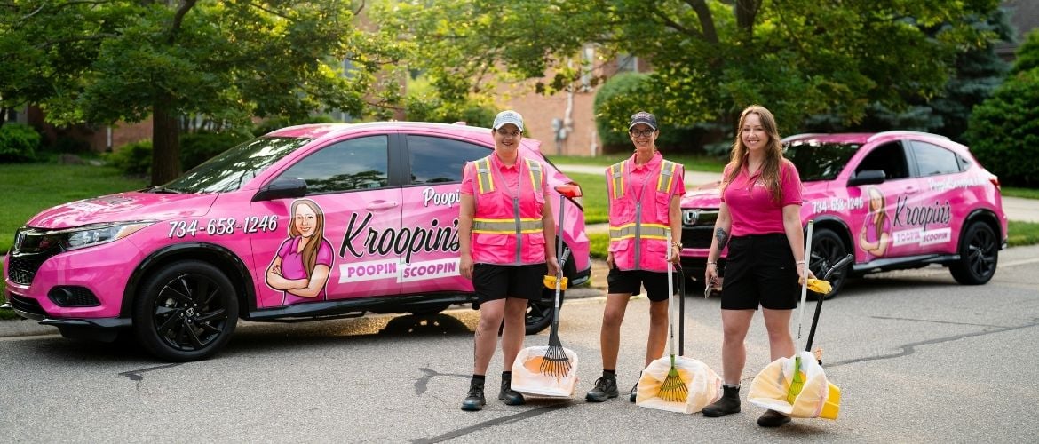 Kroopin's Poopin Scoopin pooper scooper team