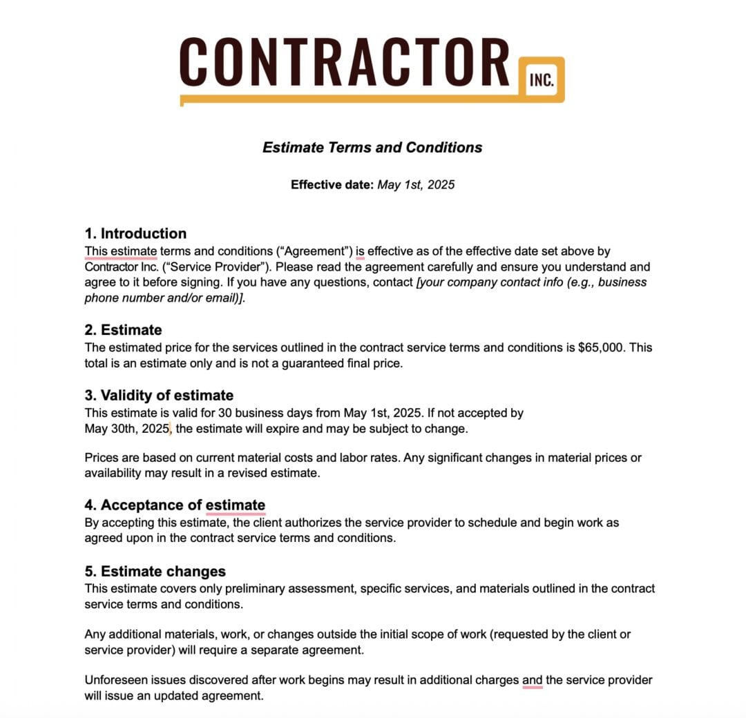 4 Terms and Conditions Templates for Service Businesses