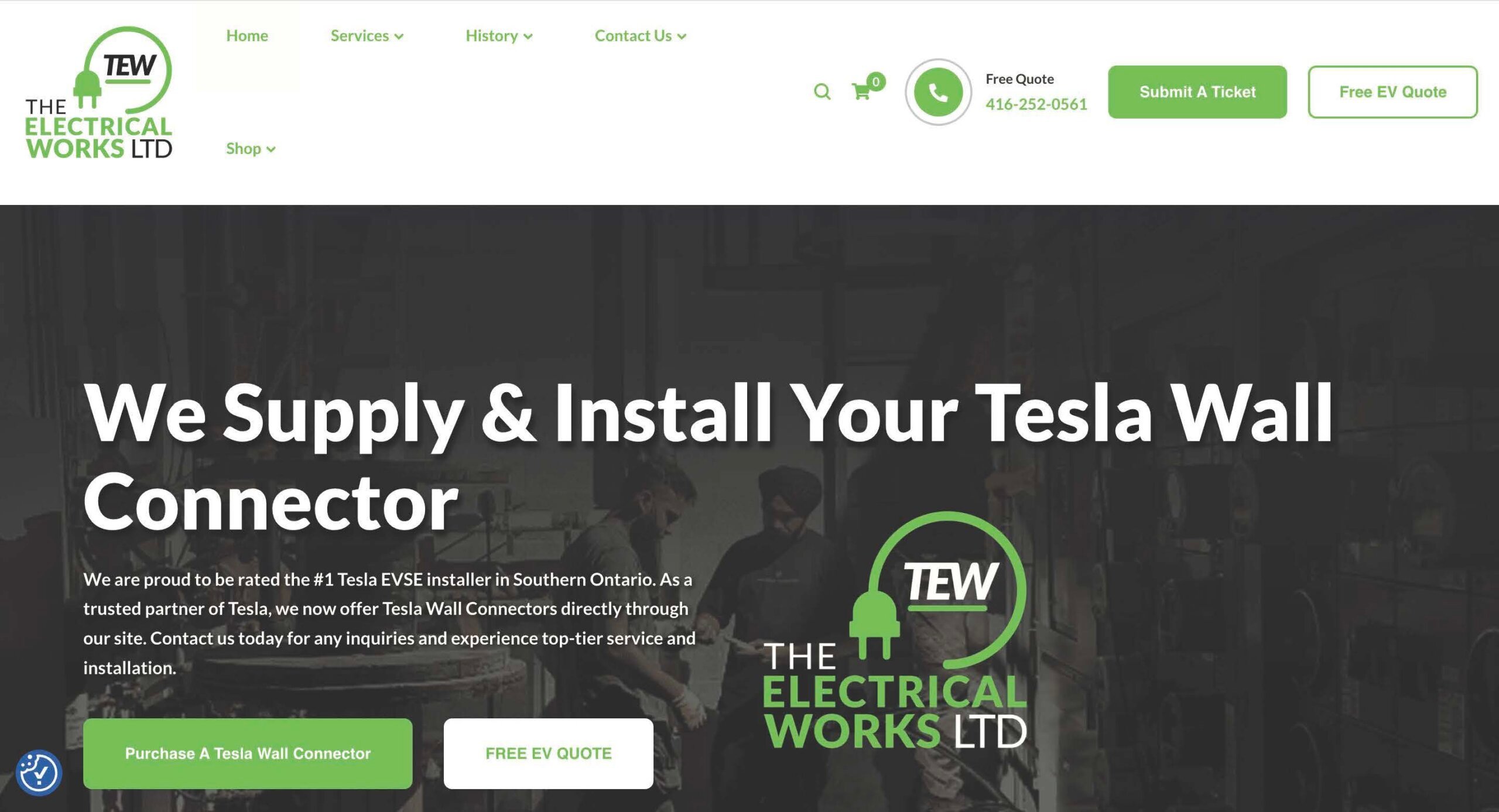 The Electrical Works' website
