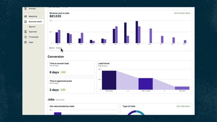 Jobber Chart Spring Feature Announcement - Jobber