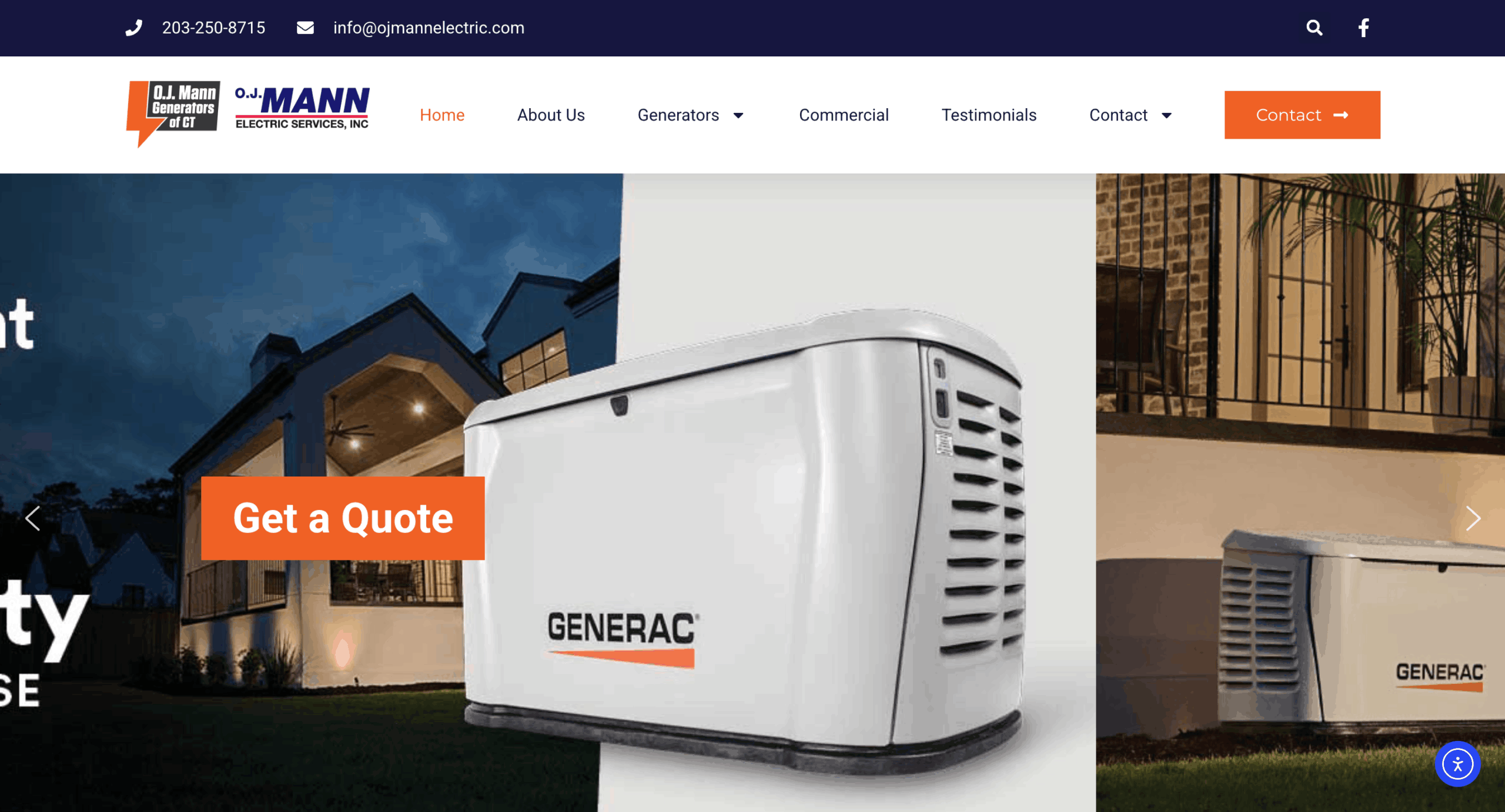 image of OJ Mann website