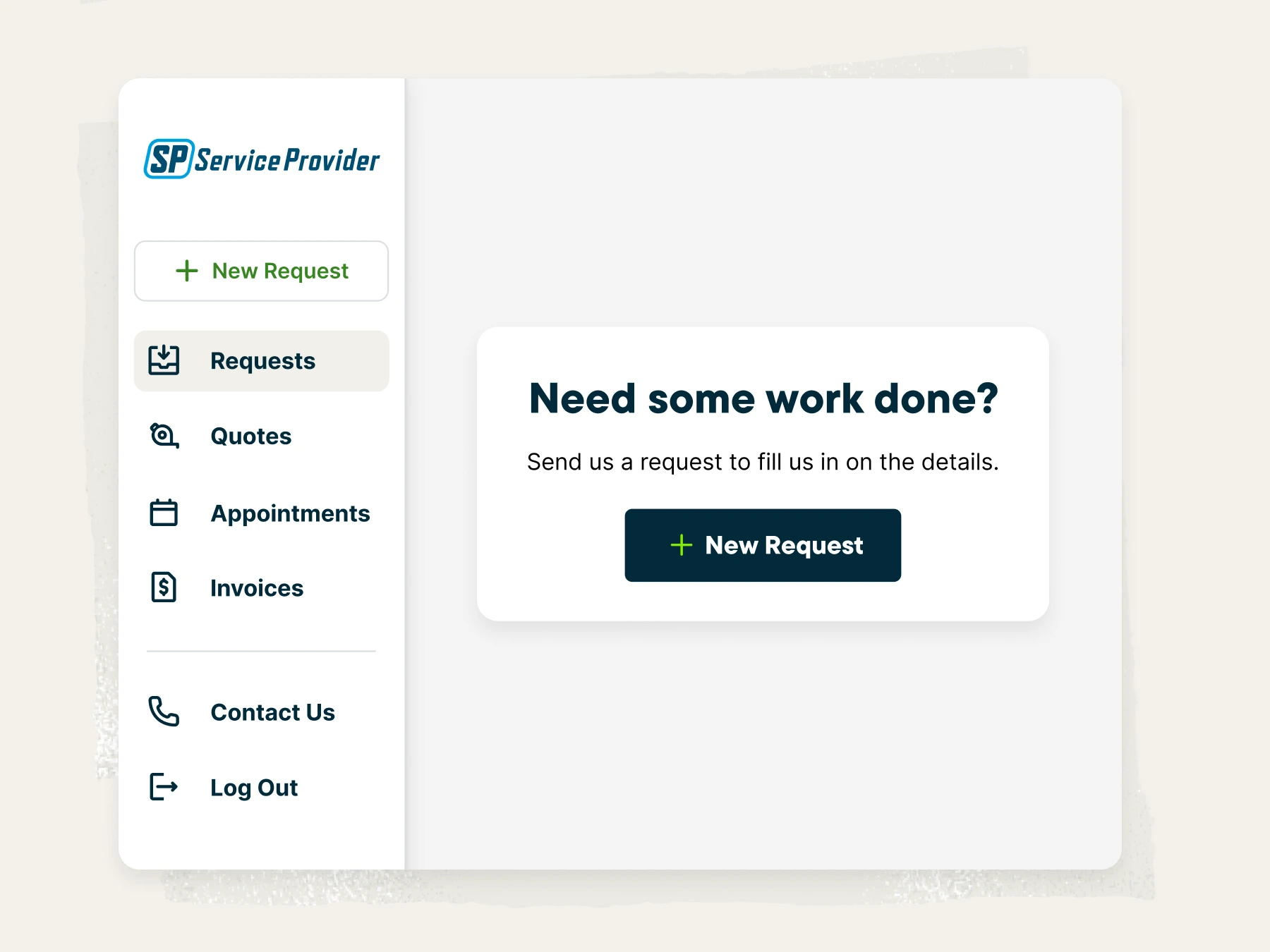Collect requests and bookings through the client hub