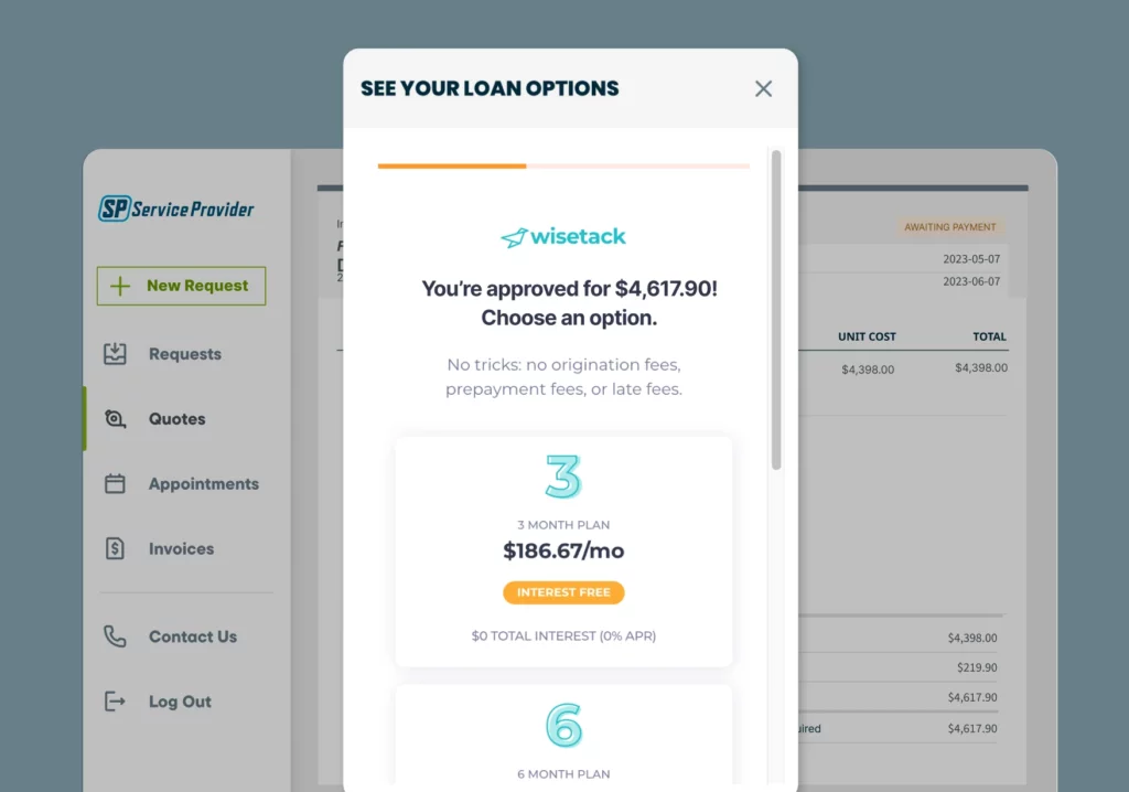 Consumer financing