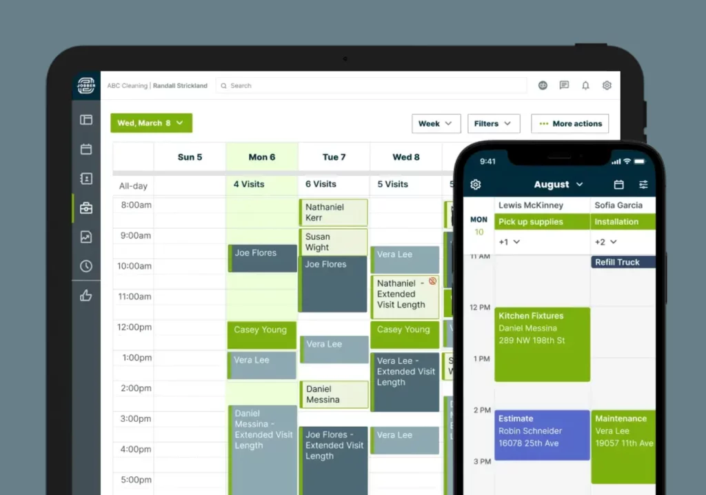 Drag and drop calendar