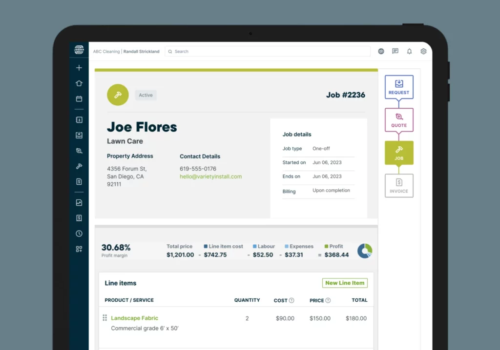 Job costing